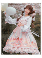Pink Sweetheart Cute Lolita Dress JSK White Shirt