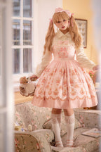 Pink Sweetheart Print JSK SK OP Dress Lolita