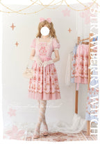 Pink Sweetheart Print JSK SK OP Dress Lolita