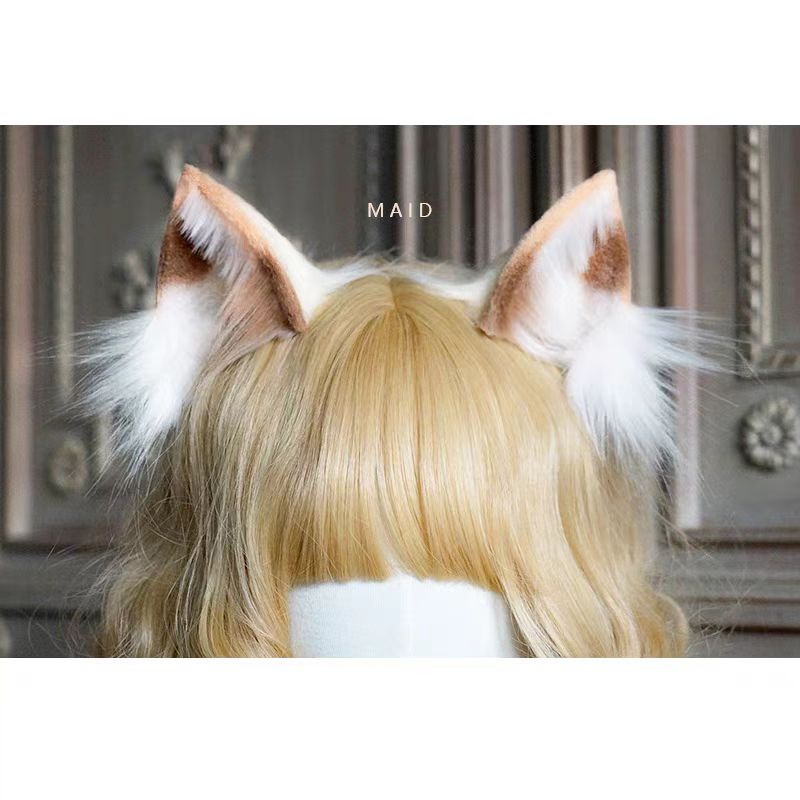 This Lolita Handmade Cat Ear Headband is designed to add a playful and charming touch to Lolita styling. Featuring soft tabby and calico patterns, the realistic animal ear design brings a cute, whimsical feel while maintaining elegance. Lightweight and comfortable, it pairs perfectly with sweet or cosplay-inspired Lolita looks. Ideal for tea parties, themed events, or photoshoots, this headband offers a unique blend of fun, craftsmanship, and Lolita charm.