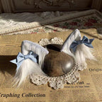 This Lolita Handmade Cat Ear Headband is designed to add a playful and charming touch to Lolita styling. Featuring soft tabby and calico patterns, the realistic animal ear design brings a cute, whimsical feel while maintaining elegance. Lightweight and comfortable, it pairs perfectly with sweet or cosplay-inspired Lolita looks. Ideal for tea parties, themed events, or photoshoots, this headband offers a unique blend of fun, craftsmanship, and Lolita charm.