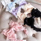 This Lolita KC Headband is a delicate handmade accessory designed to complete any Lolita outfit. Crafted with fine lace and adorned with charming bowknots, it offers a versatile and elegant touch. Available in multiple colors, it allows for easy coordination with sweet, classic, or gothic Lolita styles. Perfect for tea parties, daily wear, or themed gatherings, this KC headband adds a graceful finishing detail that enhances the overall Lolita aesthetic.