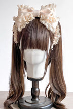 This Lolita KC Headband is a delicate handmade accessory designed to complete any Lolita outfit. Crafted with fine lace and adorned with charming bowknots, it offers a versatile and elegant touch. Available in multiple colors, it allows for easy coordination with sweet, classic, or gothic Lolita styles. Perfect for tea parties, daily wear, or themed gatherings, this KC headband adds a graceful finishing detail that enhances the overall Lolita aesthetic.