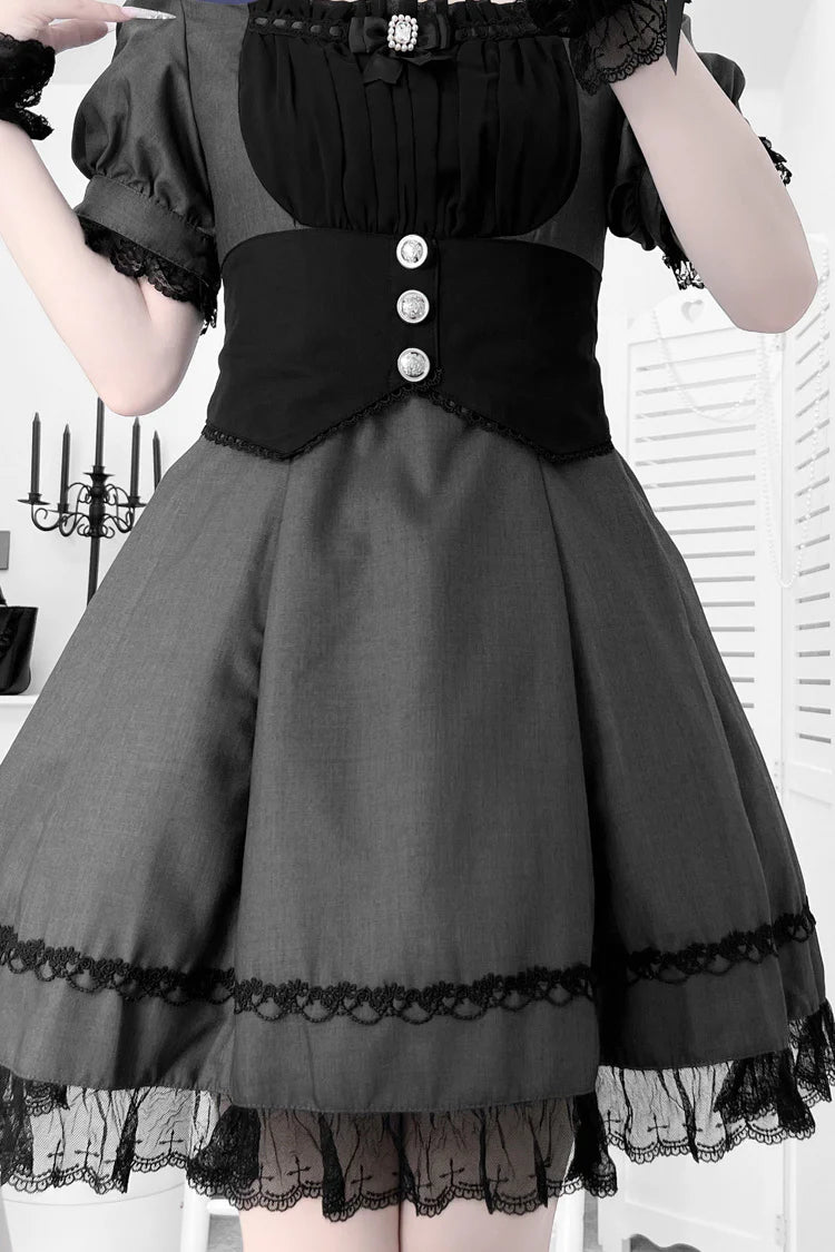 The Pink Maid Lolita Dress Set is designed to blend playful cuteness with classic Japanese Lolita charm. Featuring short sleeves, layered ruffles, and delicate bowknot accents, it creates a youthful and lively silhouette. The soft pink tone enhances sweetness, while the maid-inspired design adds a touch of cosplay fun. Perfect for themed parties, photoshoots, or gatherings, this dress set captures the whimsical, romantic essence of Sweet Lolita fashion.