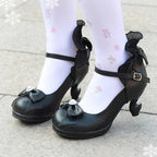 "Whimsical Ballet"&nbsp;— Inspired by the delicate charm of vintage ballet shoes and the playful energy of a candy carnival, these shoes blend soft textures with dreamy details. The combination of bows, laces, and ruffles creates a multidimensional sweet aesthetic, perfect for adding a fairy-tale touch to any Lolita coordinate.