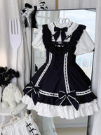 Design Concept:
This Sweet Lolita JSK features a playful doll-like silhouette, available in black, purple, and pink. Crafted for summer wear, the dress combines lightweight fabrics with delicate detailing to create a soft, elegant look. The high-quality stitching and charming design make it perfect for daily wear, casual outings, or tea parties, offering a sweet and youthful Lolita aesthetic.