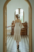 Prom Goth Dresses JSK Simple Classic Light Lolita Fishtail Dress Lace Long