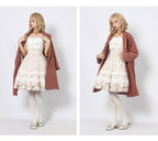 Solid Color Lolita Sweet Dress Cotton Lace Dress JSK