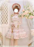 Solid Color Lolita Sweet Dress Cotton Lace Dress JSK