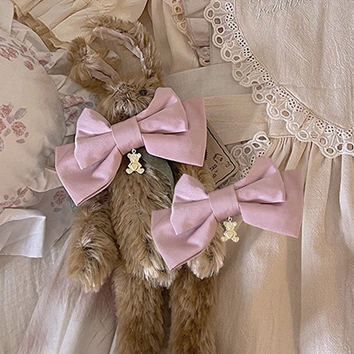 Sweet Cute Doll Sensation Jsk & Op Pink Dress Lolita Short Sleeve Bunny Print