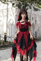 Sweet Elegant Lolita Dress Halloween Costume Gothic Princess Dress Bro JSK