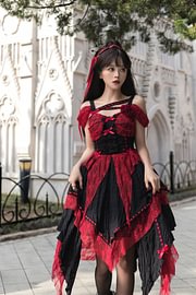 Sweet Elegant Lolita Dress Halloween Costume Gothic Princess Dress Bro JSK