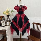 Sweet Elegant Lolita Dress Halloween Costume Gothic Princess Dress Bro JSK