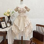 Sweet Elegant Lolita Dress Halloween Costume Gothic Princess Dress Bro JSK