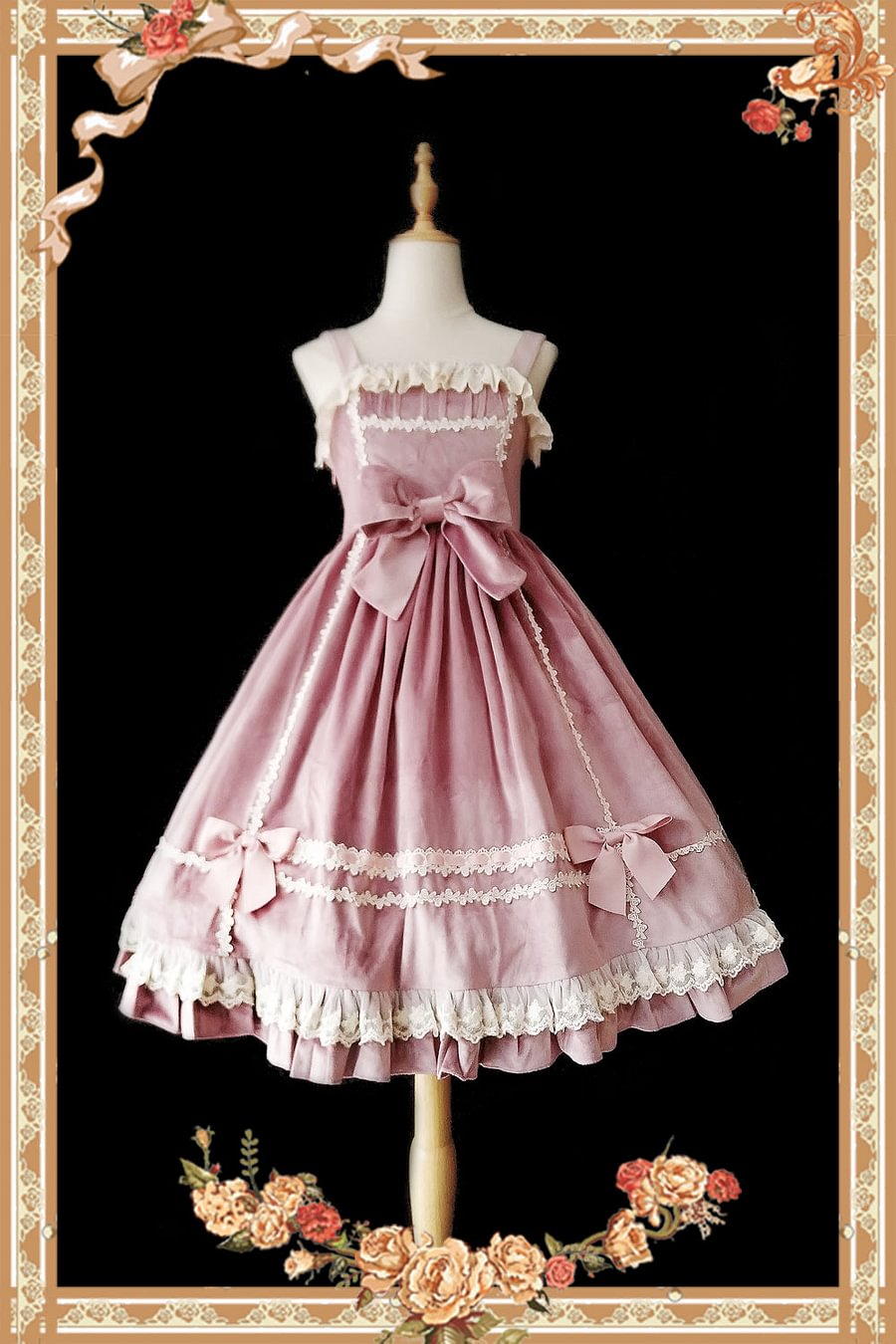 Sweet Fall and Winter Padded Lolita JSK