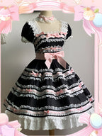 Sweet Light Yellow Spring Summer JSK Lolita Dress Layer Cake Skirt