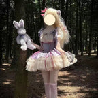 Sweet Lolita Ballet Little Ribbon Lolita Dress Sweet Dress with Suspender Cake Princess Dress