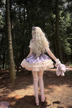 Sweet Lolita Ballet Little Ribbon Lolita Dress Sweet Dress with Suspender Cake Princess Dress