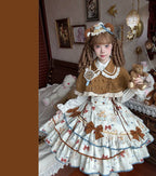The Beige and Green Seaside Tea Party Lolita JSK is designed to blend vintage charm with sweet elegance. Featuring a classic strap silhouette, it is adorned with soft ruffles and delicate details that highlight femininity. The fresh color options of beige and green bring versatility—beige for a gentle, timeless look, and green for a lively, refreshing style. Perfect for seaside outings, tea parties, or casual gatherings, it captures the playful yet elegant spirit of Lolita fashion.