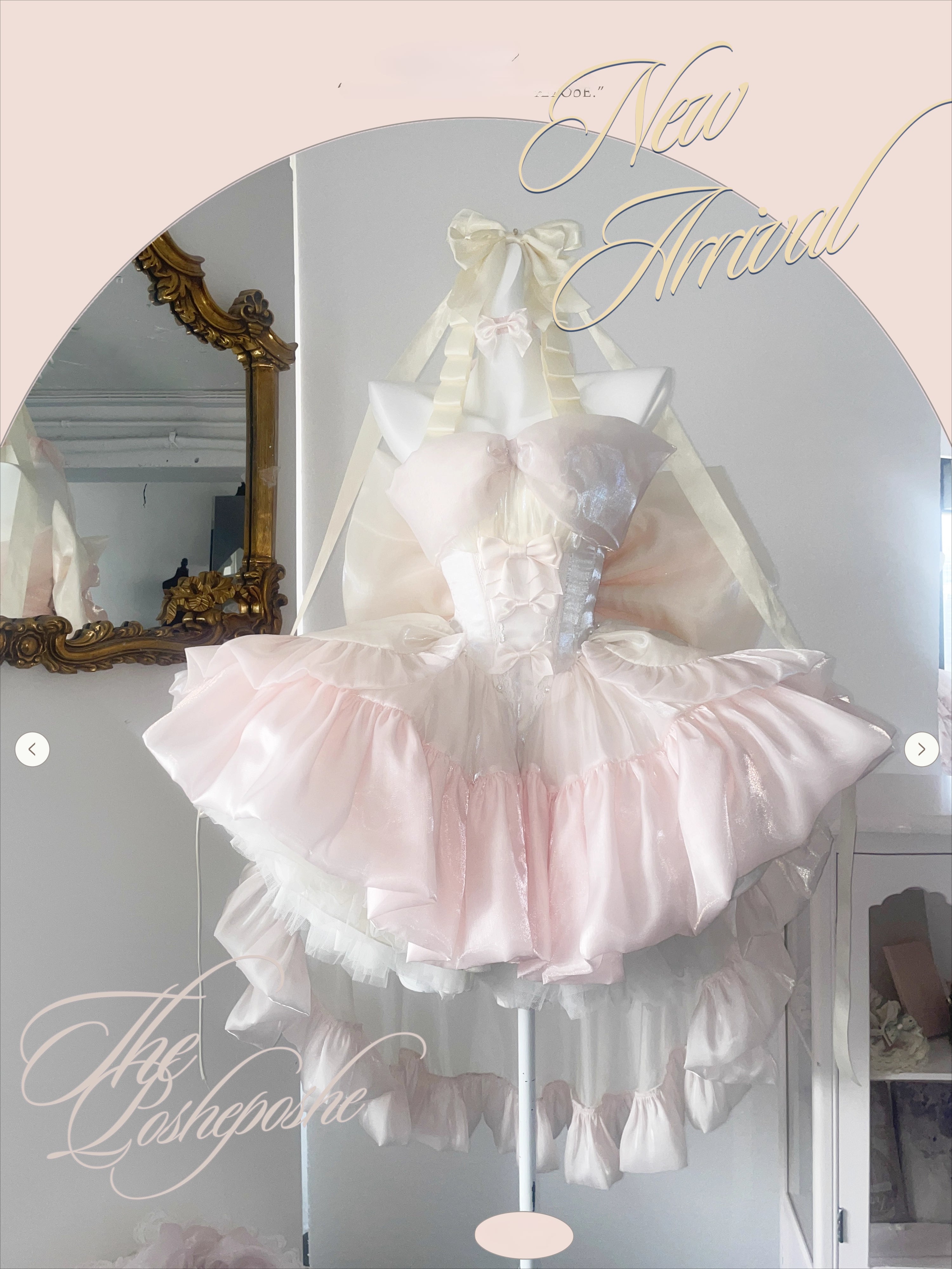 Hime Lolita Pink Birthday Ballet Dress Princess Themed Ensemble Alice