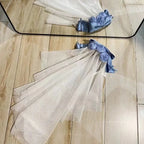 Sweet Lolita Cream Blue Ribbon Lolita Quinceanera Princess Dress Elegant Dress Birthday Dress
