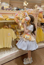 Sweet Lolita Cute Blue Puppy Chef Little Cake Lolita Set One Piece Dress