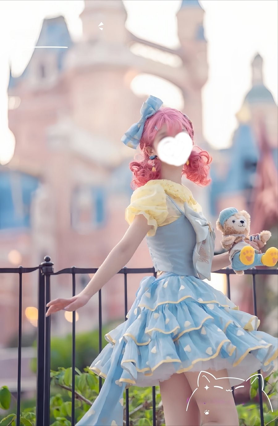 Sweet Lolita Cute Pink Set Lolita Spring and Summer Cake JSK Lolita Dresses
