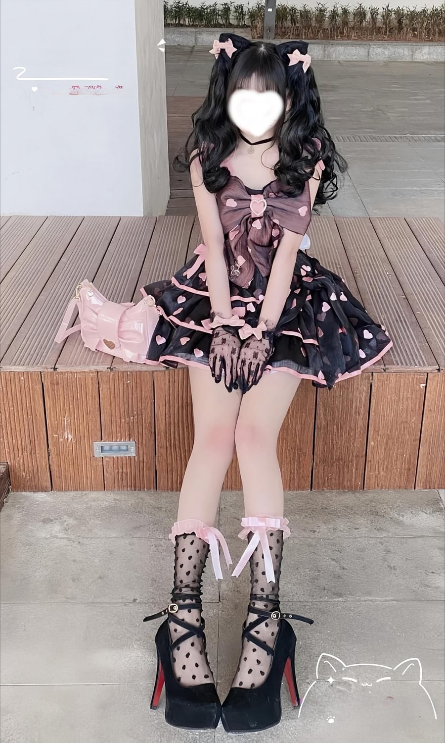 Sweet Lolita Cute Pink Set Lolita Spring and Summer Cake JSK Lolita Dresses