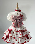 Sweet Lolita Cute Pink Set Lolita Spring and Summer Cake JSK Lolita Dresses
