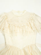 Classic Lolita Dresses Apricot Edward Collar Short-sleeved Gemini Summer Light Lolita