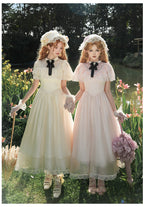 Classic Lolita Dresses Pink Edward Collar Short-sleeved Gemini Summer Light Lolita