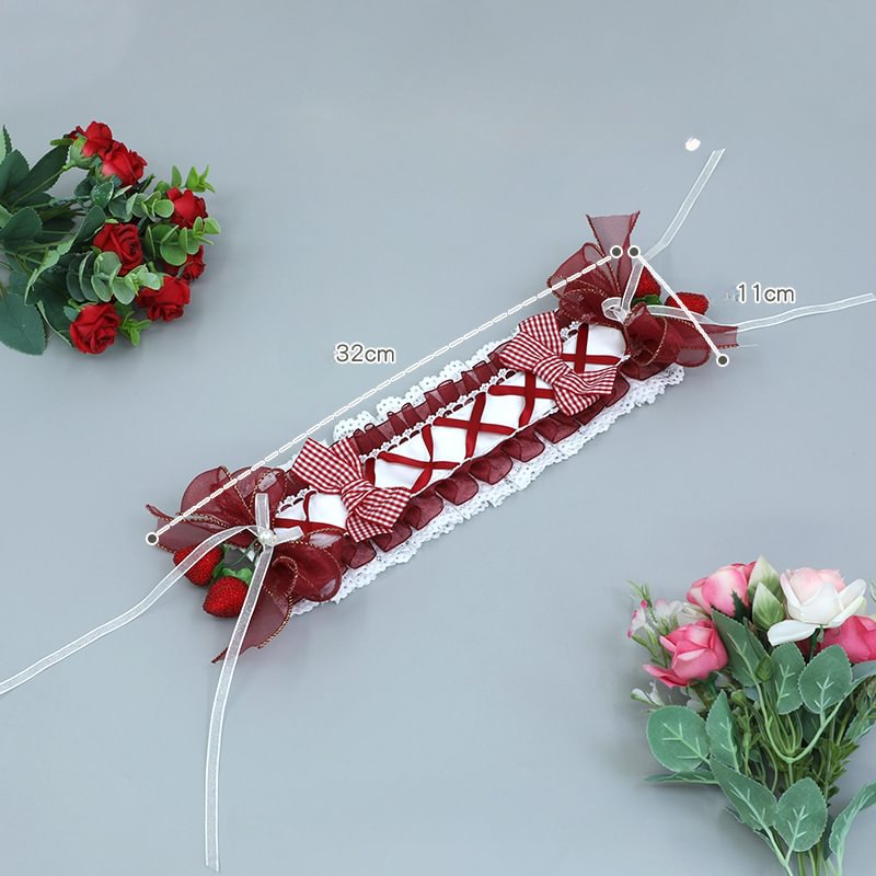 Lolita Hair Accessories Sweet Headband Lace Bow Headgear Kc Lolita Accessories