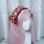 Lolita Hair Accessories Sweet Headband Lace Bow Headgear Kc Lolita Accessories