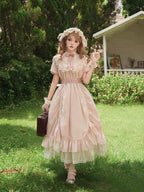 This delicate pink jumpsuit features exquisite rose embroidery and innovative detachable straps, offering versatile two-way styling for formal or casual occasions. The lightweight fabric drapes elegantly while maintaining structure, blending romantic garden aesthetics with modern functionality. Designed for effortless transitions between seasons, it embodies timeless femininity through artisanal details and adaptable wearability.