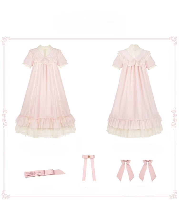 This delicate pink jumpsuit features exquisite rose embroidery and innovative detachable straps, offering versatile two-way styling for formal or casual occasions. The lightweight fabric drapes elegantly while maintaining structure, blending romantic garden aesthetics with modern functionality. Designed for effortless transitions between seasons, it embodies timeless femininity through artisanal details and adaptable wearability.