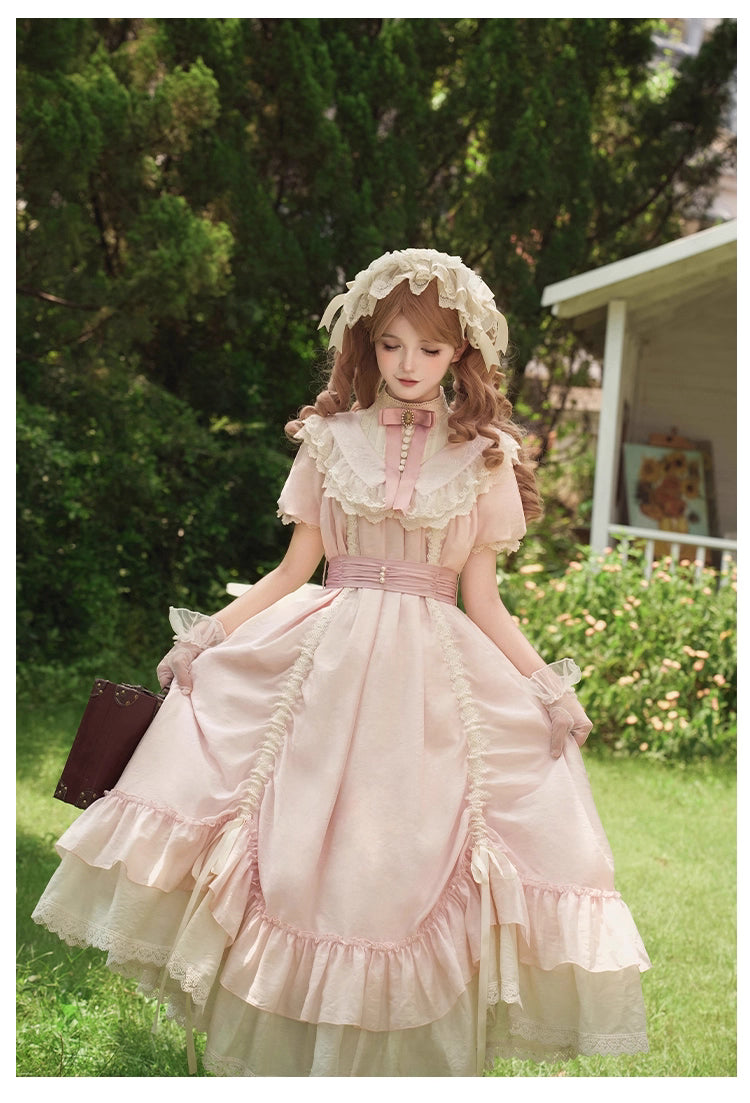 This delicate pink jumpsuit features exquisite rose embroidery and innovative detachable straps, offering versatile two-way styling for formal or casual occasions. The lightweight fabric drapes elegantly while maintaining structure, blending romantic garden aesthetics with modern functionality. Designed for effortless transitions between seasons, it embodies timeless femininity through artisanal details and adaptable wearability.