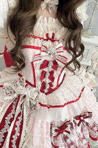 This Pink Sleeveless Sweet Princess Lolita Dress blends elegance with playful charm. Designed with delicate embroidery and lace trims, it features soft ruffles and bowknot details for a feminine touch. The fishbone structure provides a flattering silhouette while enhancing comfort and support. With its dreamy princess aesthetic and graceful style, this dress is perfect for tea parties, photo shoots, or special occasions, making it a must-have for Lolita fashion lovers.