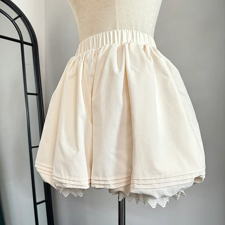 Sweet Lolita Red Embroidered Lolita Dress Princess Fairy Tale Doll Long Sleeve Dress Shorts Two-piece Set OP