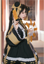 This Lolita Taoist Style OP Dress brings a playful cultural twist to everyday Lolita fashion. Inspired by traditional Taoist robes, it blends symbolic charm with sweet Lolita details such as soft ruffles and bow accents. The cozy autumn-winter design ensures comfort while maintaining a light and cute silhouette. Perfect for daily wear, gatherings, or seasonal outings, this dress captures the fun of cultural fusion in a uniquely adorable way.