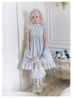 Sweet Lolita Vintage Dress Pure Cotton Doll Sense Neckline Daily Light Lolita