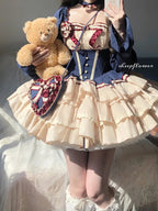 Hime Lolita Suspender Tutu Ballet Long-sleeved Princess Dress