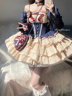 Hime Lolita Suspender Tutu Ballet Long-sleeved Princess Dress
