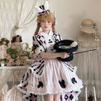 Sweetheart Bow Cute Girl Dress OP Strip