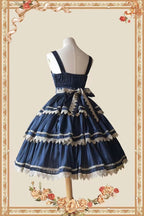 Sweetheart Three-section Long Sleeve Bowknot JSK Lolita Dress