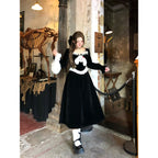 Sweet Lolita Black Teddy Puppy Velvet Autumn and Winter Plus Size 3XL Lolita Dress