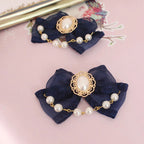 Thin Tea Party Gorgeous Accessories Gloves Lolita Bow Pearl Chain Flower Jewelry