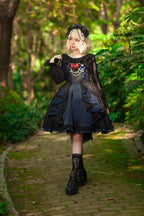 White Blue Solid Color Jsk Lolita Premium