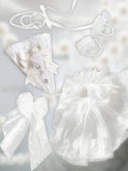White Moonlight Multi-layer Cake Lace Dress Lolita Princess Wind Wedding