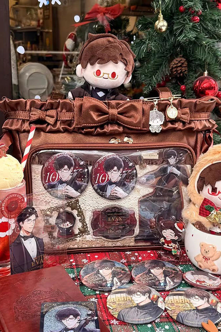 Ballet Holiday Ruffled Bow Sweet Japanese Crossbody Shoulder Lolita Itabag 10 Colors