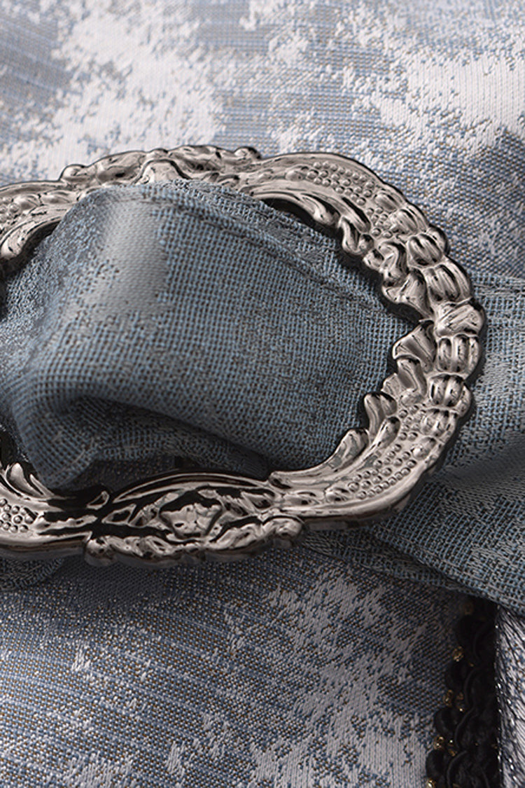 Grey The Eternal Treasure Route Sleeveless Vintage Elegant Prince Handsome Ouji Lolita Long Coat